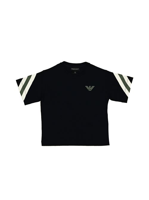 T-shirt, bambino, logata. EMPORIO ARMANI | 3D4TJ8 1JWZZ0920